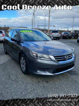 2013 Honda Accord for sale at Cool Breeze Auto in Breinigsville PA