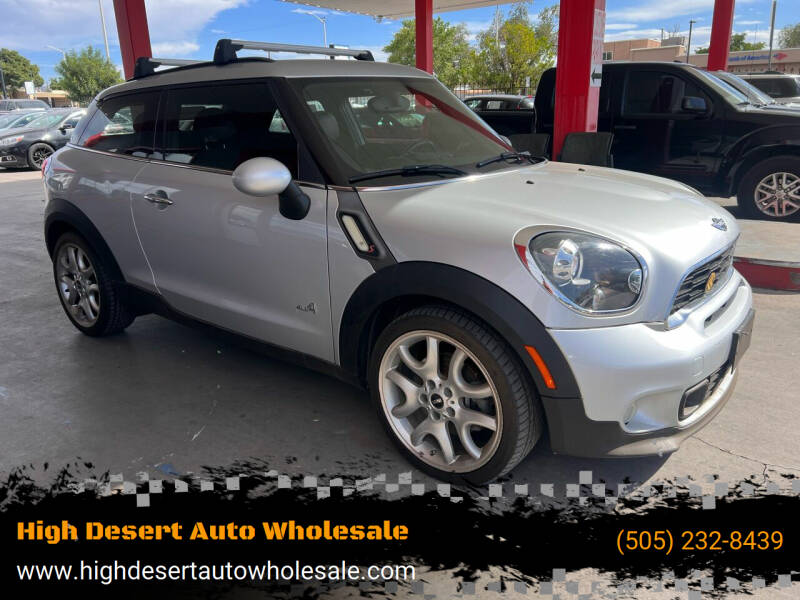 2014 MINI Paceman for sale at High Desert Auto Wholesale in Albuquerque NM