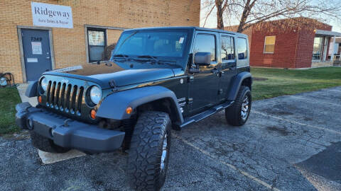 2010 Jeep Wrangler Unlimited for sale at Ridgeway Auto Sales and Repair in Skokie IL