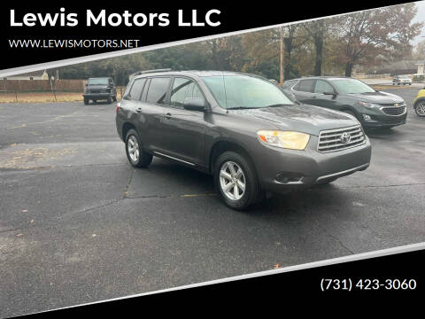 2008 Toyota Highlander for sale at Lewis Motors LLC in Jackson TN