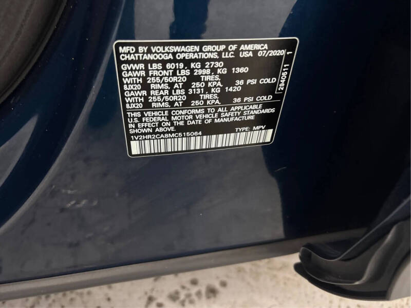 2021 Volkswagen Atlas