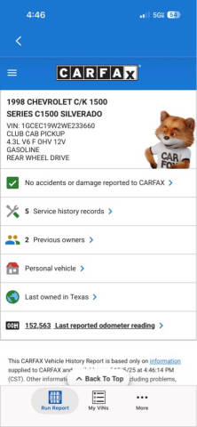 1998 Chevrolet C/K 1500 Series