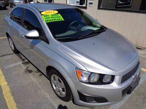 2013 Chevrolet Sonic for sale at BBL Auto Sales in Yakima WA