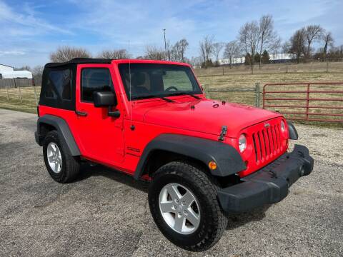 2013 Jeep Wrangler for sale at 500 CLASSIC AUTO SALES in Knightstown IN