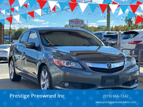 2013 Acura ILX for sale at Prestige Preowned Inc in Burlington NC