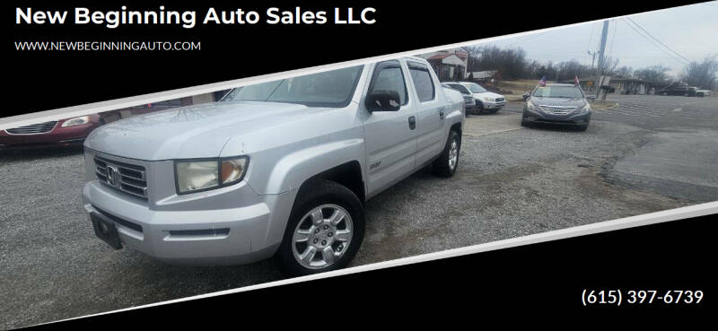 2006 Honda Ridgeline for sale at New Beginning Auto Sales LLC in Lebanon TN