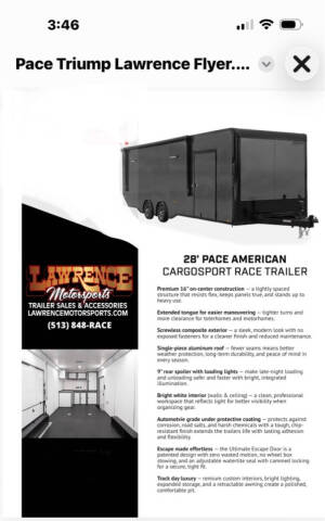 2026 Pace American 28 CARGOSPORT