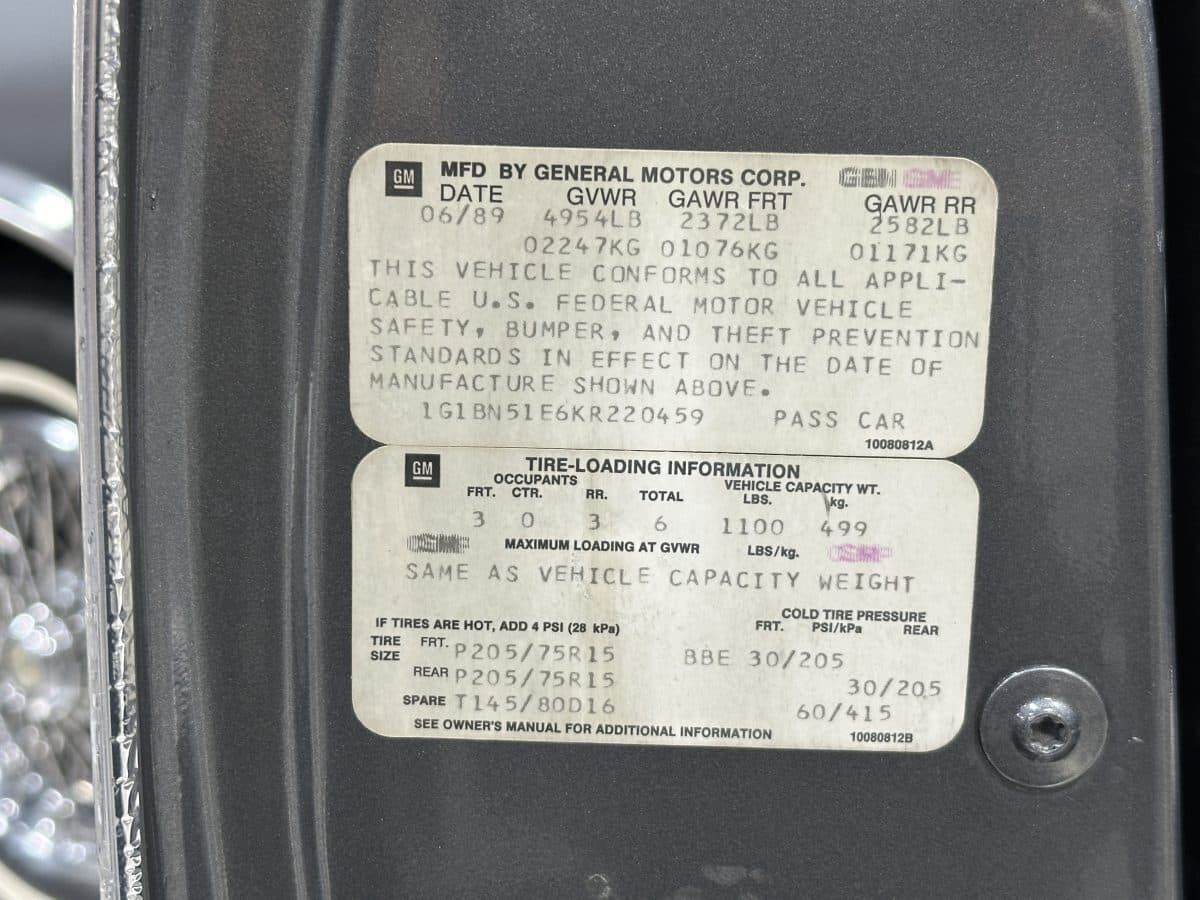 1989 Chevrolet Caprice 33