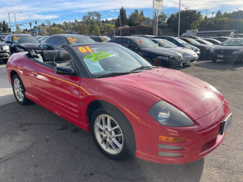 2001 Mitsubishi Eclipse Spyder for sale at 1 NATION AUTO GROUP in Vista CA
