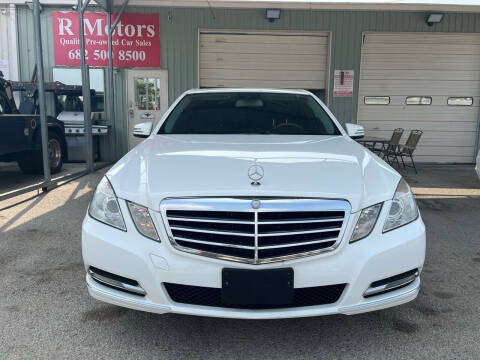 2013 Mercedes-Benz E-Class for sale at R-Motors in Arlington TX