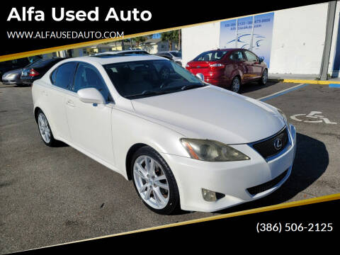 2007 Lexus IS 250 for sale at Alfa Used Auto in Holly Hill FL