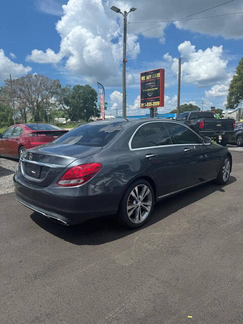 2015 Mercedes-Benz C-Class for sale at PLANTATION MOTORS in Tampa, FL