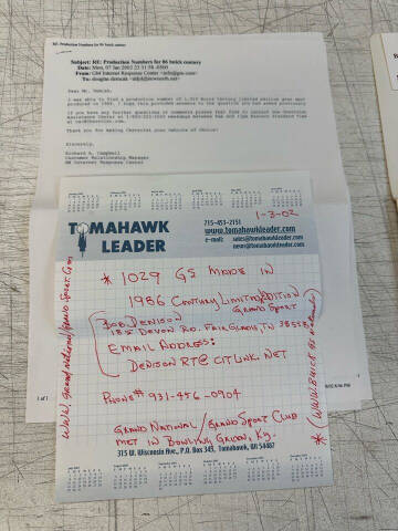 1986 Buick Century Custom