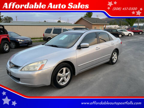 2005 Honda Accord for sale at Affordable Auto Sales in Post Falls ID
