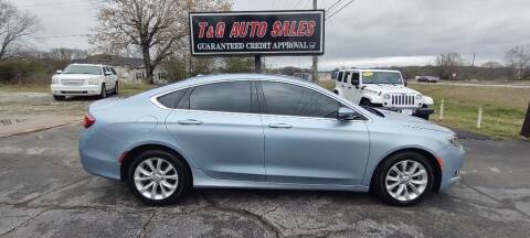 2015 Chrysler 200 for sale at T & G Auto Sales in Florence AL