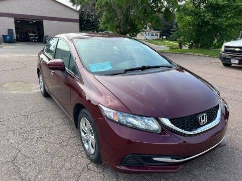 2015 Honda Civic for sale at Motor Solution in Sioux Falls SD