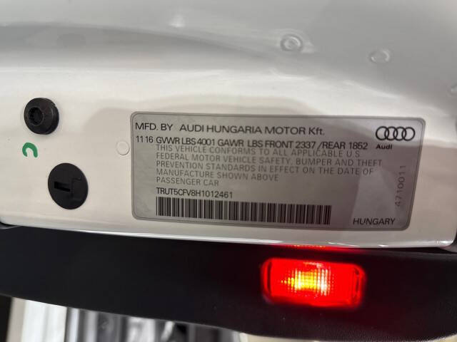 2017 Audi TT 2.0T quattro