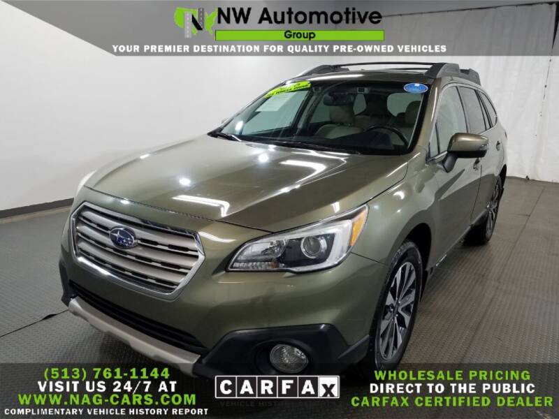 2016 Subaru Outback for sale at NW Automotive Group in Cincinnati OH
