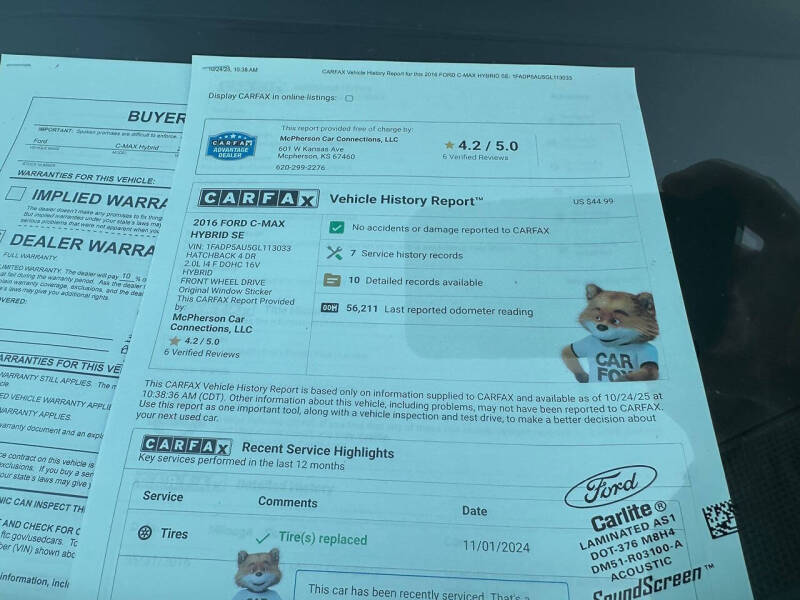 2016 Ford C-MAX Hybrid SE