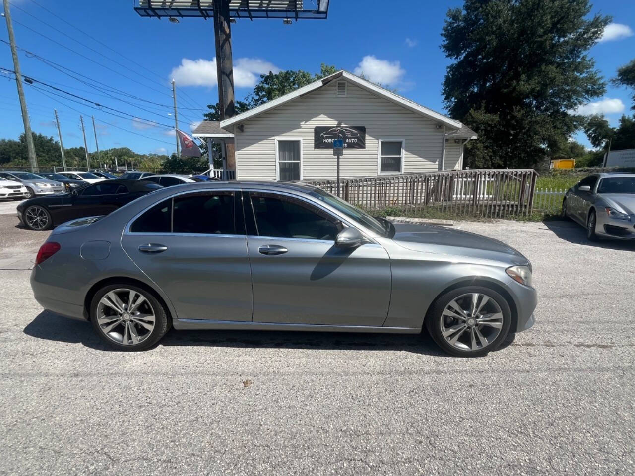 2015 Mercedes-Benz C-Class for sale at Hobgood Auto Sales in Land O Lakes, FL