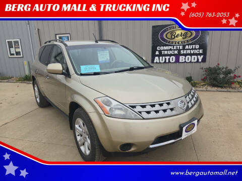 2007 Nissan Murano for sale at BERG AUTO MALL & TRUCKING INC in Beresford SD