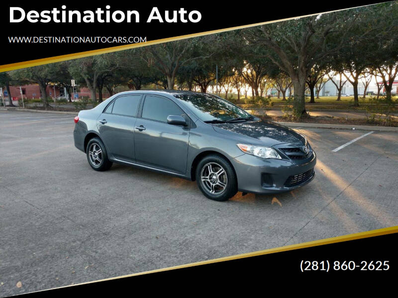 2011 Toyota Corolla for sale at Destination Auto in Stafford TX