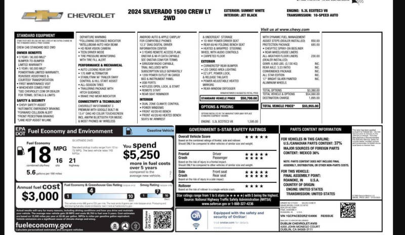 2024 Chevrolet Silverado 1500
