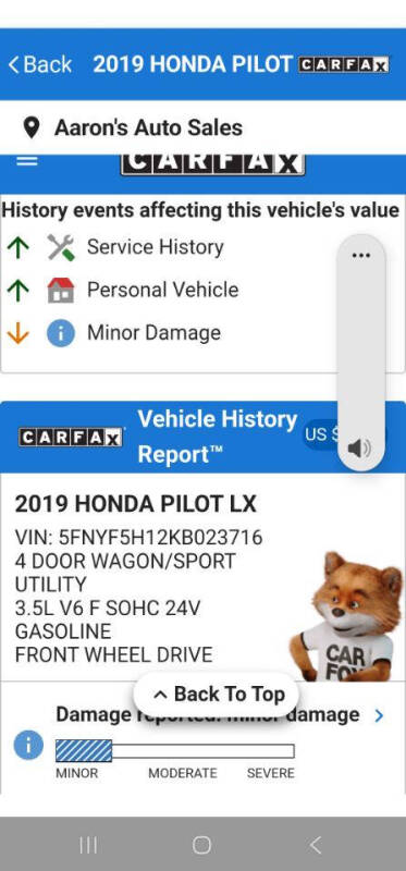 2019 Honda Pilot LX