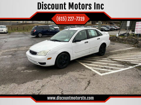 2007 Ford Focus for sale at Discount Motors Inc in Nashville TN