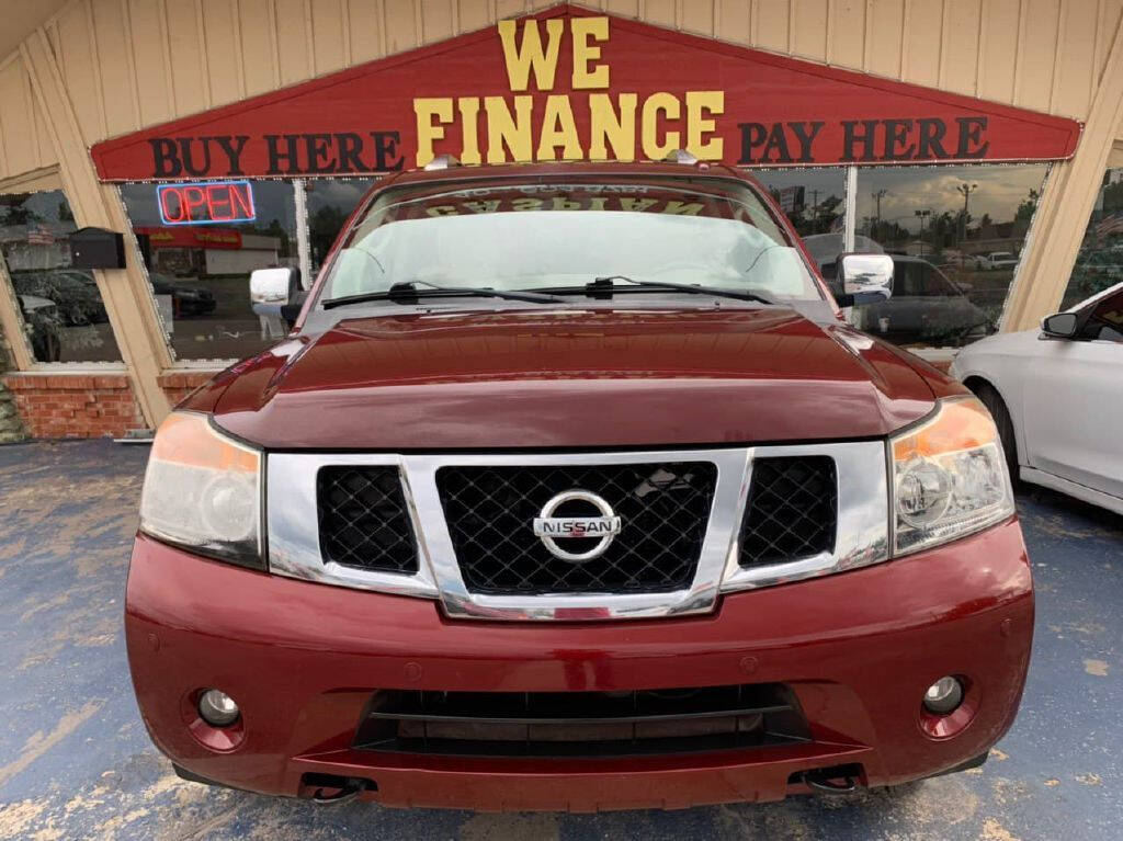 2012 Nissan Armada for sale at Caspian Auto Sales in Oklahoma City, OK