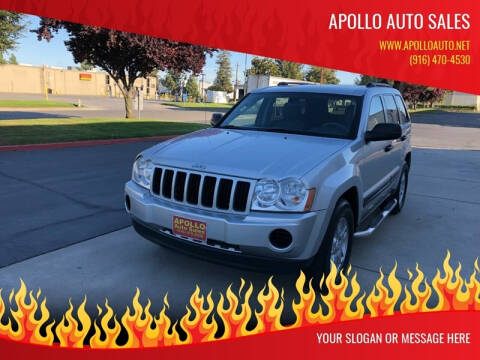 2005 Jeep Grand Cherokee for sale at APOLLO AUTO SALES in Sacramento CA