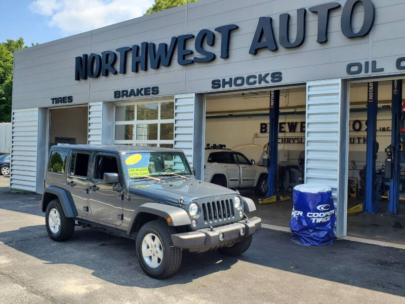 2017 Jeep Wrangler Unlimited for sale at Northwest Auto LLC in North Canaan CT