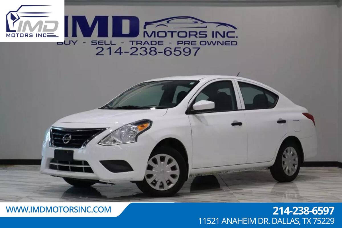 2016 Nissan Versa for sale at IMD MOTORS, INC in Dallas, TX