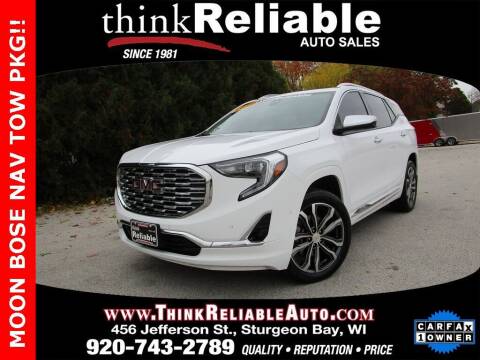 2020 GMC Terrain for sale at RELIABLE AUTOMOBILE SALES, INC in Sturgeon Bay WI