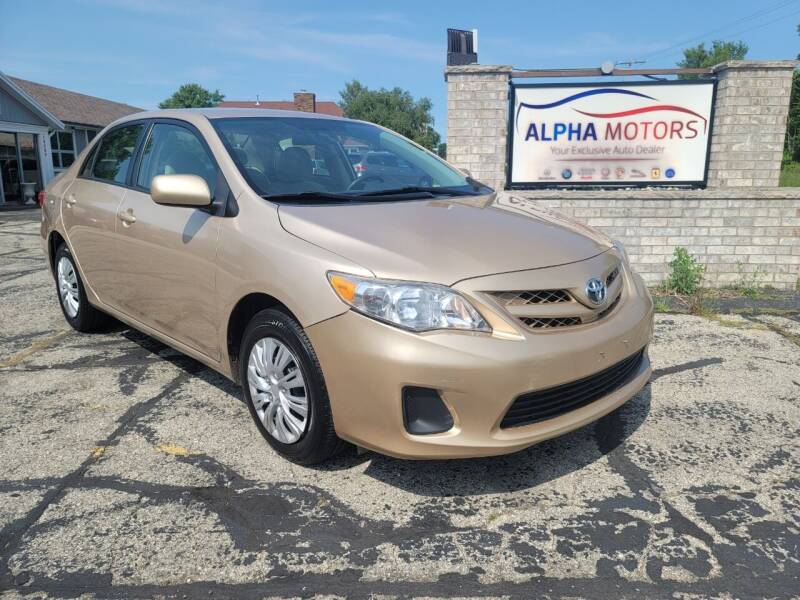2011 Toyota Corolla for sale at Alpha Motors in New Berlin WI