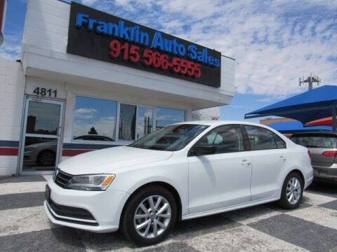 2015 Volkswagen Jetta for sale at Franklin Auto Sales in El Paso TX