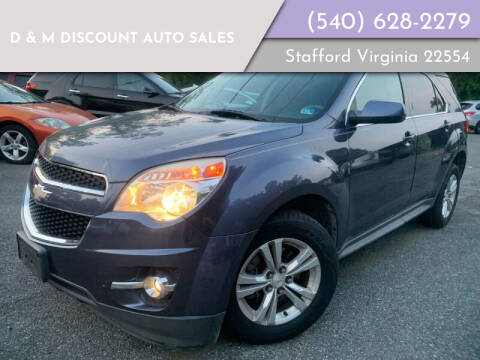 2013 Chevrolet Equinox for sale at D & M Discount Auto Sales in Stafford VA