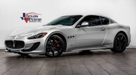 2013 Maserati GranTurismo for sale at Texas Prime Motors in Houston TX