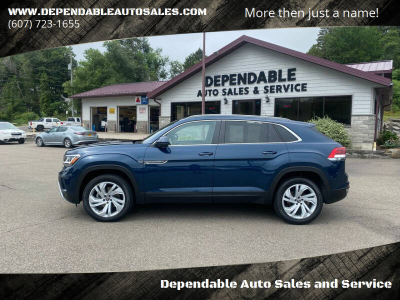 2020 Volkswagen Atlas Cross Sport for sale at Dependable Auto Sales and Service in Binghamton NY