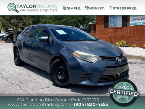 2015 Toyota Corolla for sale at Taylor Trading in Orange Park FL