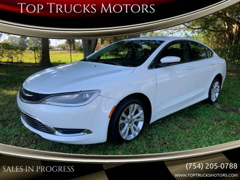 2015 Chrysler 200 for sale at Top Trucks Motors in Pompano Beach FL