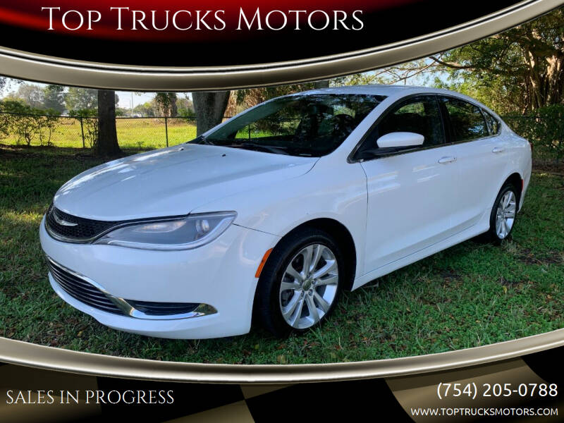 2015 Chrysler 200 for sale at Top Trucks Motors in Pompano Beach FL