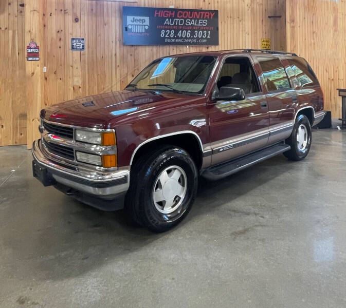 1995 Chevrolet Tahoe for sale at Boone NC Jeeps-High Country Auto Sales in Boone NC