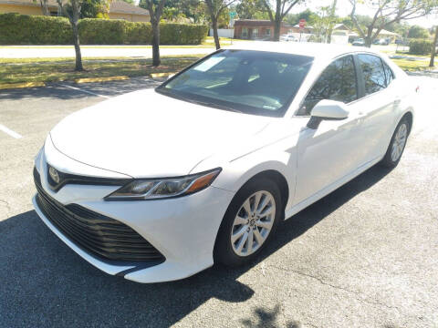 2018 Toyota Camry for sale at P S AUTO ENTERPRISES INC in Miramar FL