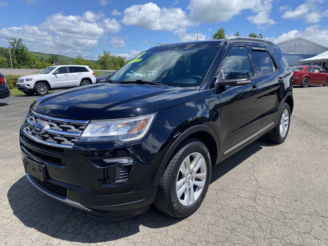 Black 2018 Ford Explorer XLT AWD XLT 4dr SUV 2