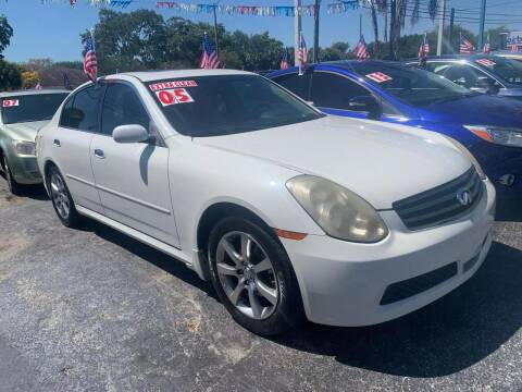 2005 Infiniti G35 for sale at AUTO PROVIDER in Fort Lauderdale FL