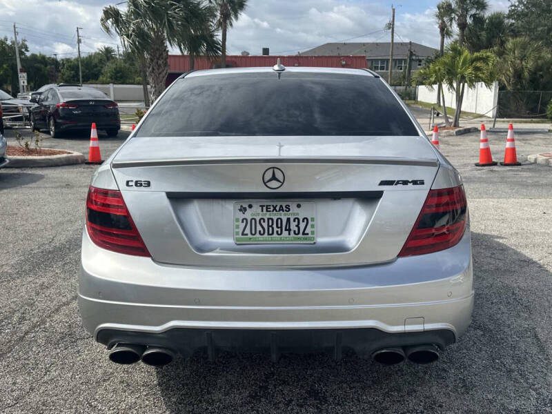 2012 Mercedes-Benz C-Class C 63 AMG