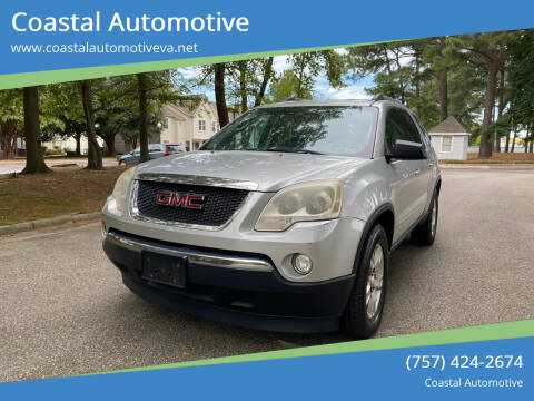 2012 GMC Acadia for sale at Coastal Automotive in Virginia Beach VA