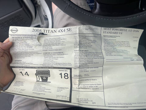 2005 Nissan Titan SE