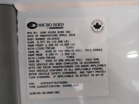 2019 Ford E-Series E-450 SD